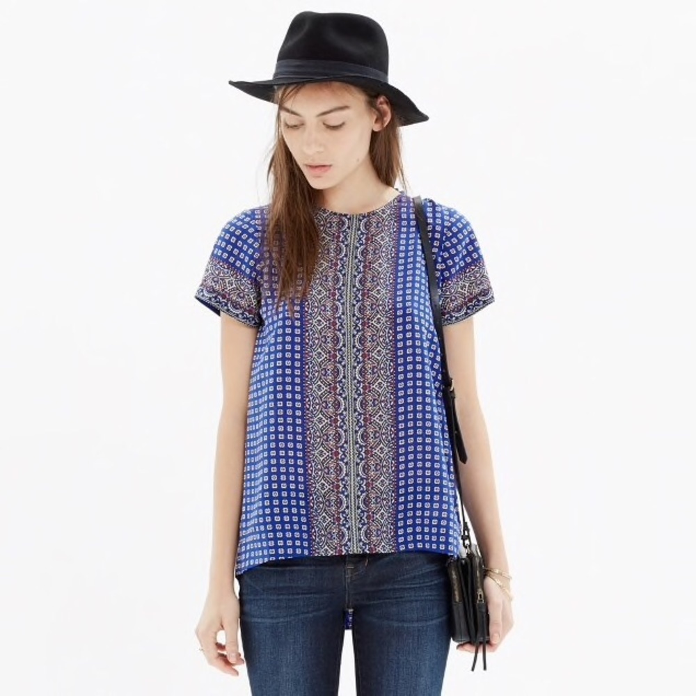 Madewell Silk Tailored Tee